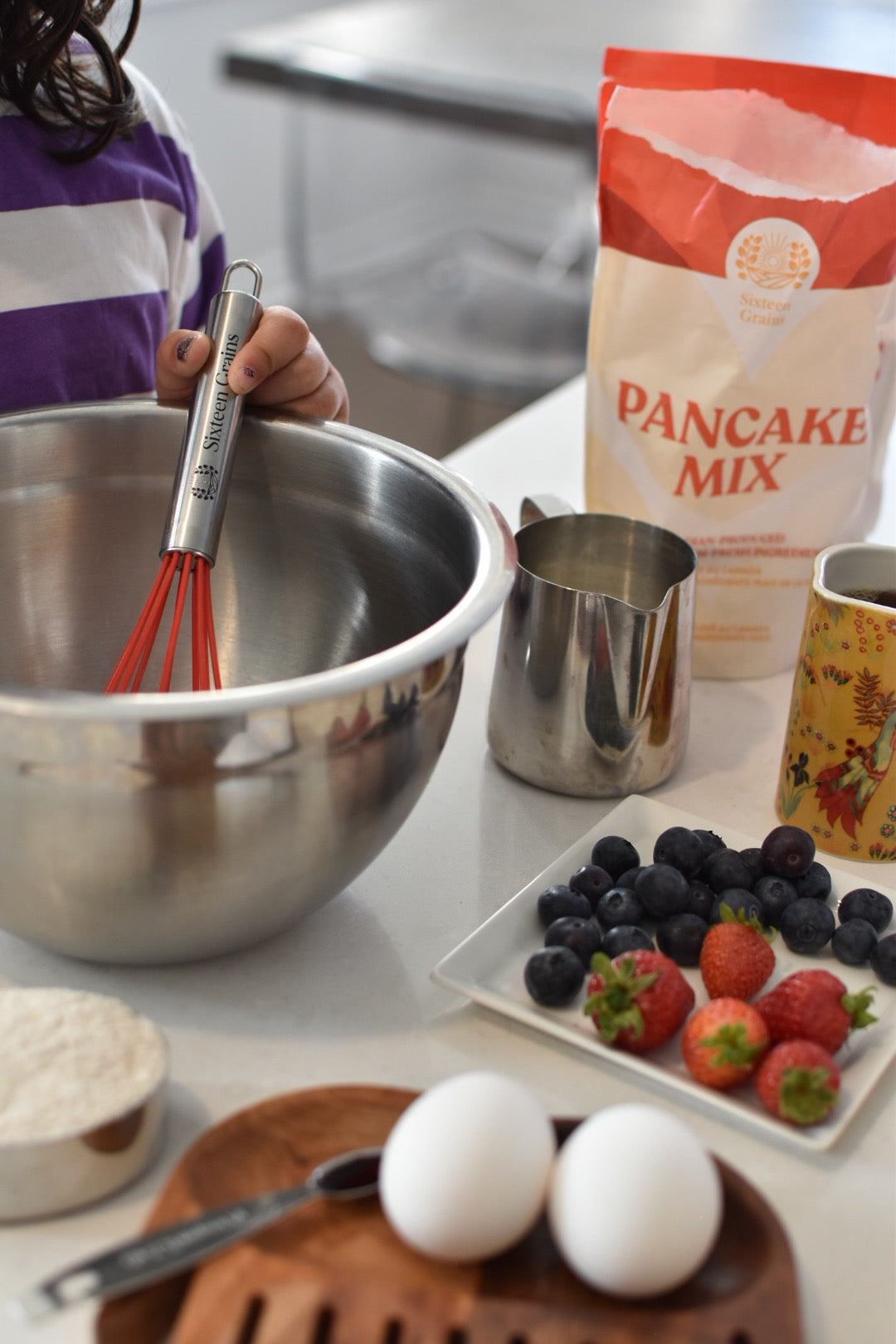 Silicone Whisk with Stainless Steel Handle