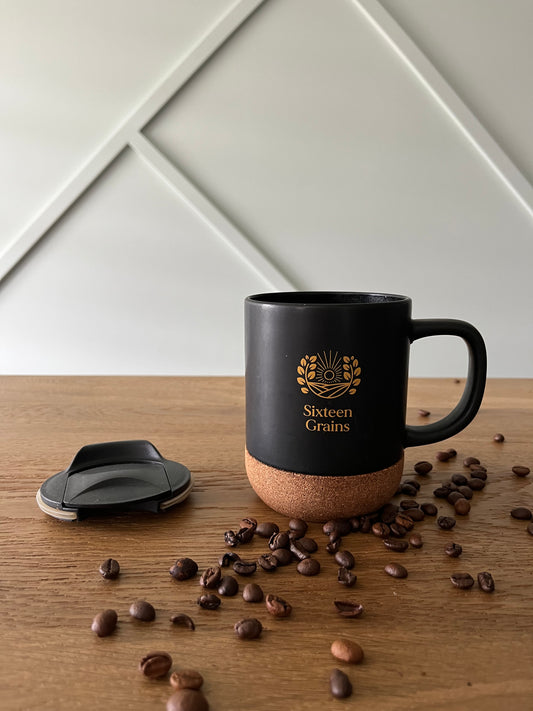 Cork Base Ceramic Mug