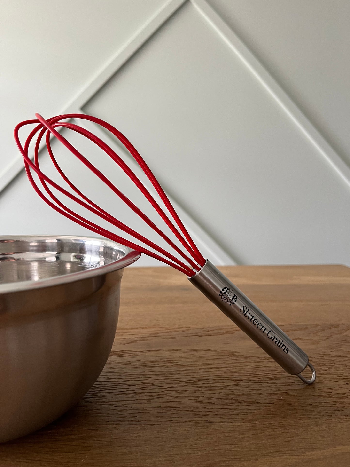 Silicone Whisk with Stainless Steel Handle